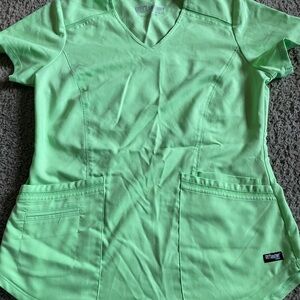 Grey's Anatomy Fitted Green scrub top size small